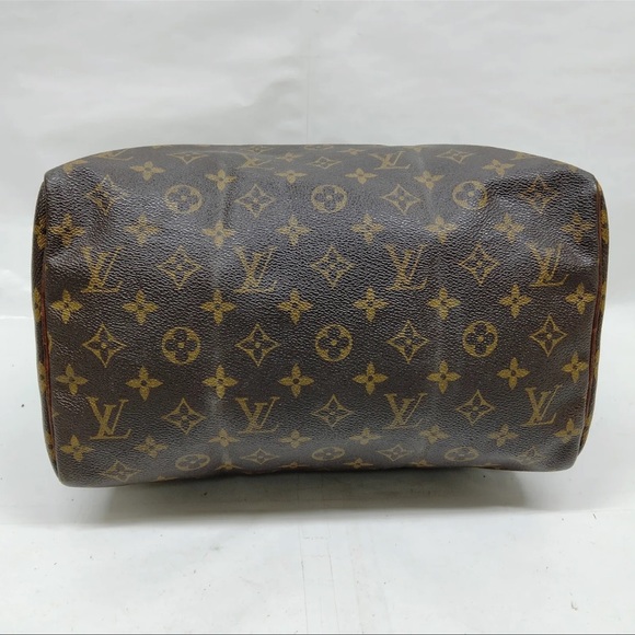 AUTH Louis Vuitton LV Hand Bag  Speedy 30 Brown Monogram - Picture 4 of 8